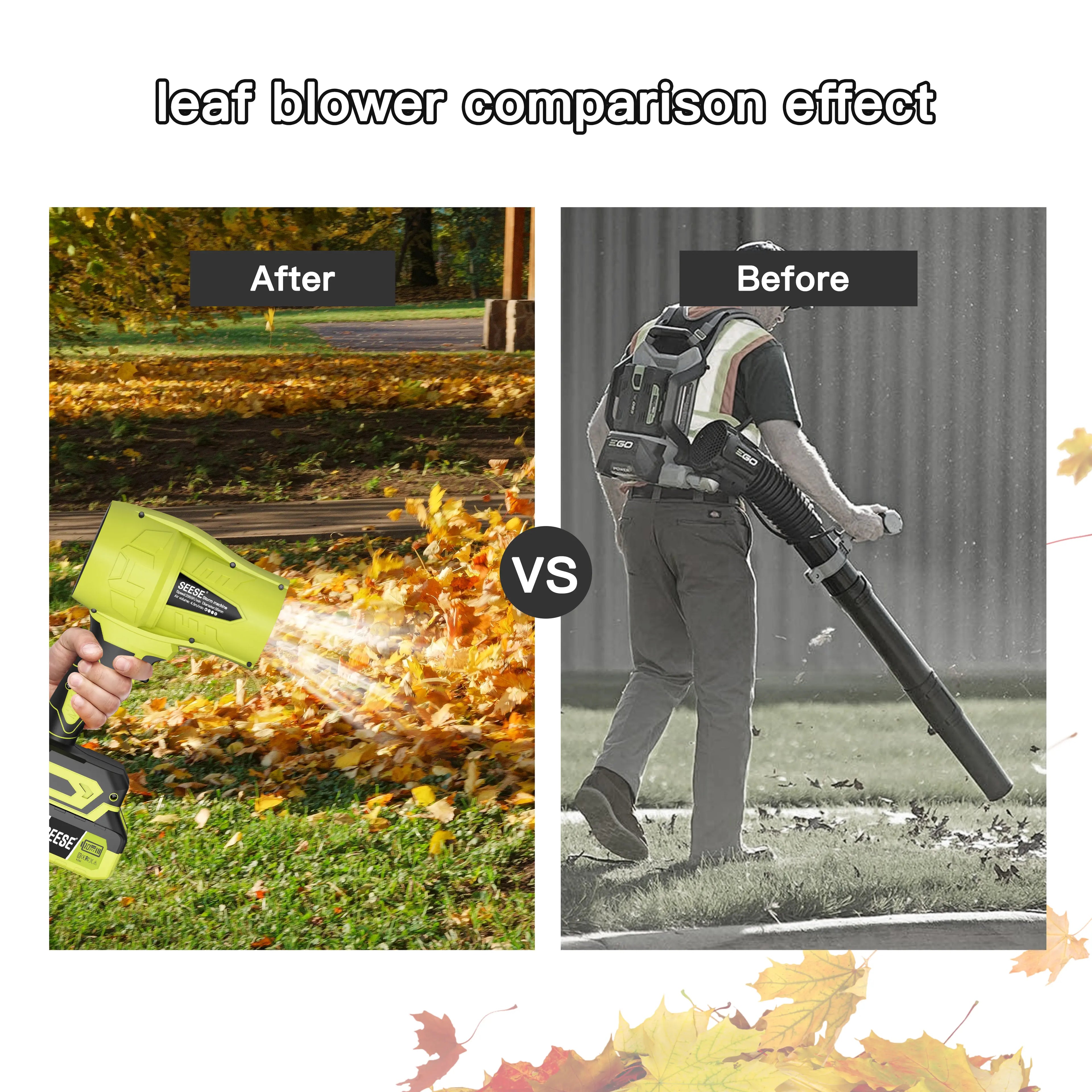 【Fathersdaygift】Seese Cordless Leaf Blower Violent Turbofan,Brushlesspure Copper Motor Jet Fan with Battery,Cordlessturbo Super Power Air Duster, Car Drying after Wash, Snowremoval Fathersdaygift