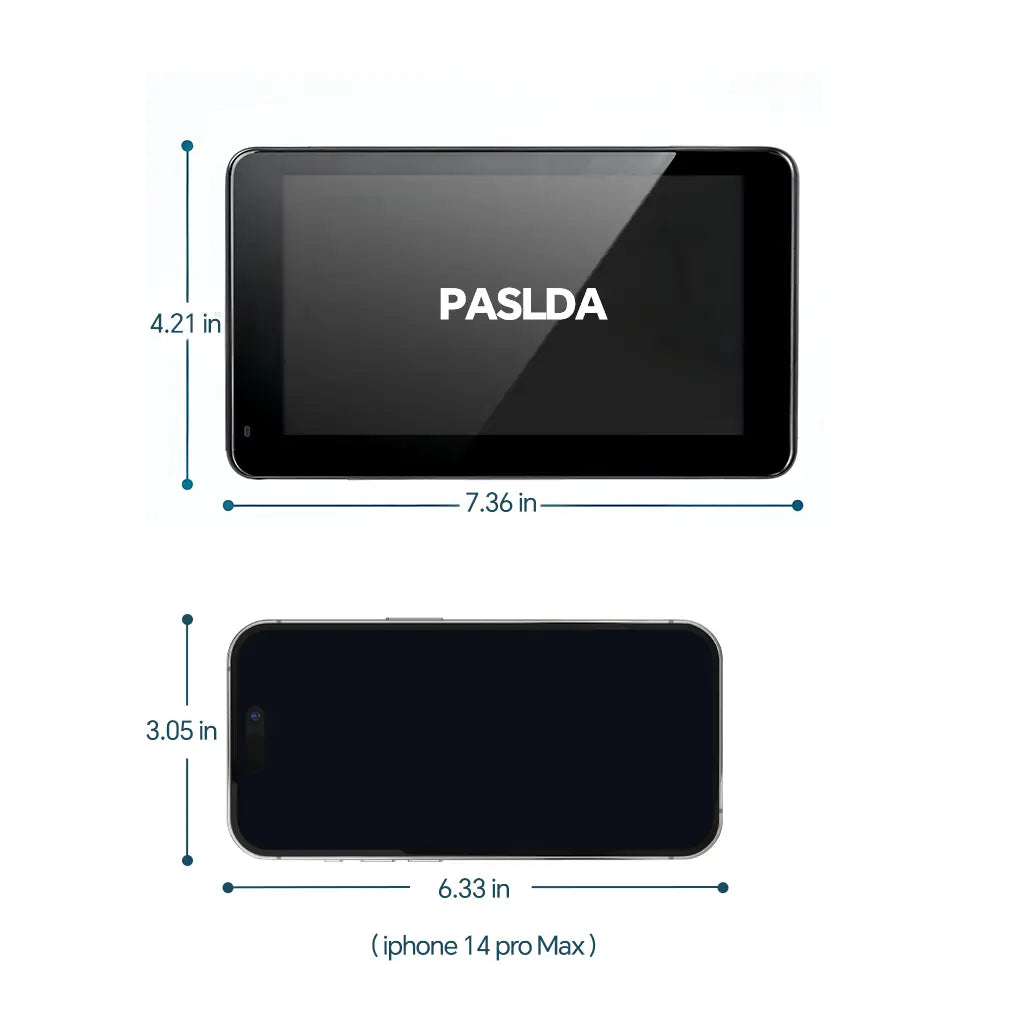 【PASLDA】2026 Fathersdaygift-Upgraded Wireless Carplay Screen for Andriod & Iphone : the Ultimate Portable Car Play Adapter for Seamless In-Car Entertainment