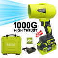 【Fathersdaygift】Seese Cordless Leaf Blower Violent Turbofan,Brushlesspure Copper Motor Jet Fan with Battery,Cordlessturbo Super Power Air Duster, Car Drying after Wash, Snowremoval Fathersdaygift